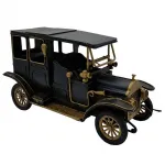 1910 Buick Model 19 Touring Metal Dekoratif Araba - Siyah