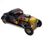 Hot Rod Drag Dekoratif El Yapımı Metal Araba Biblo