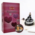 HEM Romantic Geri Akış Şelale Koni Tütsü - 10 Adet