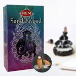 HEM Sandalwood Geri Akış Şelale Koni Tütsü - 10 Adet