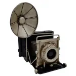 Dekoratif Retro Metal Kamera - Fotoğraf Makinesi