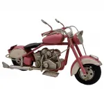 Rosy Candy Metal Dekoratif Motosiklet